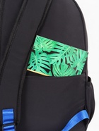 Рюкзак школьный на молнии, с карманами, с принтом, размер 30×12.5×44 см, чёрный/жёлтый 10189277