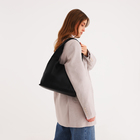 Сумка женская 30*10*23, отд на кнопке, косметичка, черный - фото 807285947 Сумка женская 30*10*23, отд на кнопке, косметичка, черный - фото 807285947