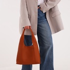 Сумка женская на кнопке, косметичка, цвет рыжий 10189293