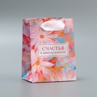 Пакет подарочный ламинированный, упаковка, «Счастья», 9 х 12 х 6.5 см - фото 321127943
