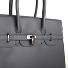 Сумка женская на молнии, цвет серый - фото 23749373