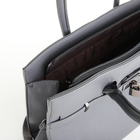 Сумка женская на молнии, цвет серый - фото 23749375