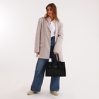 Сумка женская на молнии, цвет чёрный 10202706