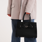 Сумка женская на молнии, цвет чёрный 10202706