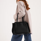 Сумка женская на молнии, цвет чёрный 10202712