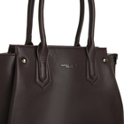 Сумка женская на молнии, цвет тёмно-коричневый - фото 23749409