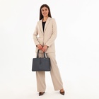 Сумка женская на молнии, цвет серый 10202716