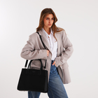 Сумка жен 34*13*25, отд на молнии, н/карман, регул ремень, черный - фото 807285993 Сумка жен 34*13*25, отд на молнии, н/карман, регул ремень, черный - фото 807285993