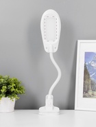 Лампа настольная 16432/1WT 16хLED белый 8.8×11×46.5 см - Фото 4