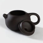 Набор для чайной церемонии керамический «Глина», 11 предметов: 8 пиал 50 мл, чайник, молочник, ступка, цвет коричневый - Фото 7