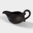 Набор для чайной церемонии керамический «Глина», 11 предметов: 8 пиал 50 мл, чайник, молочник, ступка, цвет коричневый - Фото 10