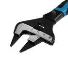 Ключ разводной с очень тонкими губками ТУНДРА, 2К рукоятка, толщина 2.5 мм, до 34 мм,150 мм - Фото 7