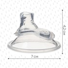 Соска на поильник M&B, антиколиковая, широкое горло d=70 мм, мягкий носик, от 9 мес., быстрый поток - Фото 3