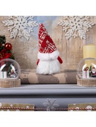 Светодиодная фигура «Гном в красном колпаке» 6.5×17×6.5 см, текстиль, батарейки LR1130×3 (в комплекте), свечение тёплое белое 9898159