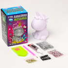 Алмазная мозаика на фигурке для детей «Волшебный единорог», полное заполнение - Фото 2