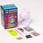 Алмазная мозаика на фигурке для детей «Волшебный единорог», полное заполнение - Фото 2