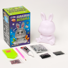 Алмазная мозаика на фигурке для детей «Милый зайчик», полное заполнение - Фото 2