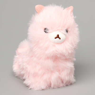 Мягкая игрушка «Лама», 20 см, цвет розовый