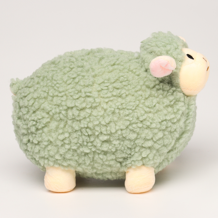 Мягкая игрушка "Овечка", 20 см, цвет зеленый