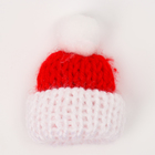 Вязанные шапка и шарфик для игрушек «Зимнее настроение» - фото 9212910