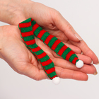 Шарфик для игрушек вязаный «Зимнее утро», набор 5 шт., размер — 27×2 см - Фото 3