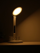 Часы - лампа электронные: календарь, термометр, органайзер, 7 Вт, 40 LED, 3 режима, USB - Фото 12