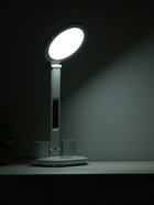 Часы - лампа электронные: календарь, термометр, органайзер, 7 Вт, 40 LED, 3 режима, USB - Фото 13