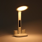 Часы - лампа электронные: календарь, термометр, органайзер, 7 Вт, 40 LED, 3 режима, USB - Фото 4