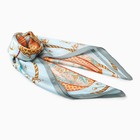 Платок женский MINAKU р-р 70*70 см, цв. голубой - фото 321543102