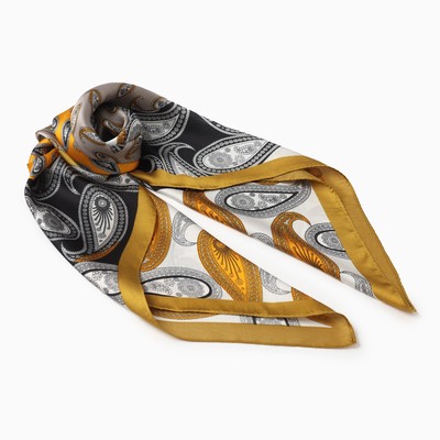 Платок женский MINAKU, размер 70×70 см, горчичный