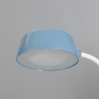 Настольная лампа с точилкой "Мишка" LED 2Вт 3000К USB АКБ синий 15х14х30 см - Фото 7