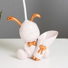 Настольная лампа с точилкой «Зайчик» LED 2 Вт 3000К USB АКБ розовый 15×14×30 см - Фото 5