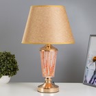 Настольная лампа с подсветкой "Эллен" Е27 40Вт золото  30х30х50 см - фото 4308018