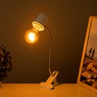 Настольная лампа "Арни" Е27 15Вт белый 22х10х35 см - Фото 2