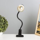 Настольная лампа "Арни" Е27 15Вт черный 22х10х35 см - Фото 3
