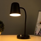 Настольная лампа "Санни" Е27 15Вт черный 14,5х15х50 см - Фото 3