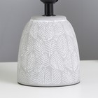 Настольная лампа "Линси" Е27 40Вт серый 13х13х27,5 см - Фото 4