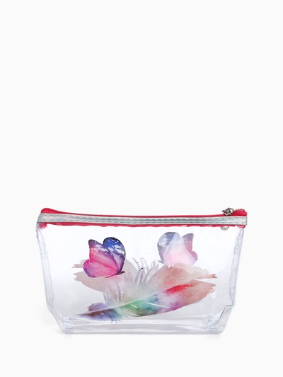 Косметичка на молнии, цвет розовый