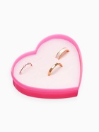 Подставки для украшений с крышкой «Дорожная сердце» 12 мест, пластик, 8.5×8.5×2.5 см, розовая - Фото 3