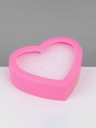 Подставки для украшений с крышкой «Дорожная сердце» 12 мест, пластик, 8.5×8.5×2.5 см, розовая - Фото 6