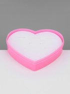 Подставки для украшений с крышкой «Дорожная сердце» 12 мест, пластик, 8.5×8.5×2.5 см, розовая - Фото 7