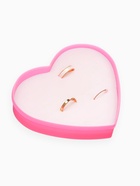 Подставки для украшений с крышкой «Дорожная сердце» 24 места, пластик, 12×9.5×3 см, розовая - Фото 2