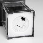 Ночник "Фонарь малый" LED от батареек 3хLR44 черно-серебристый 6х6х13 см - Фото 6