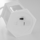 Ночник "Фонарь малый" LED от батареек 3хLR44 белый 6х6х14 см - Фото 6
