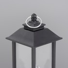 Ночник "Фонарь с углями" LED от батареек 3хLR44 черный 5,5х5,5х13 см - Фото 4
