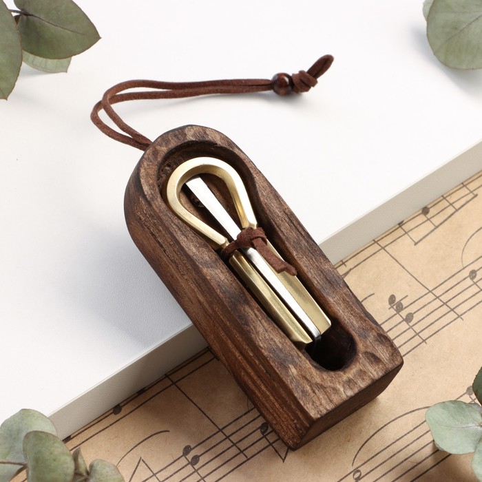 Музыкальный инструмент Варган, алтайский, средний в футляре "Алтаец" - фото 1905166823
