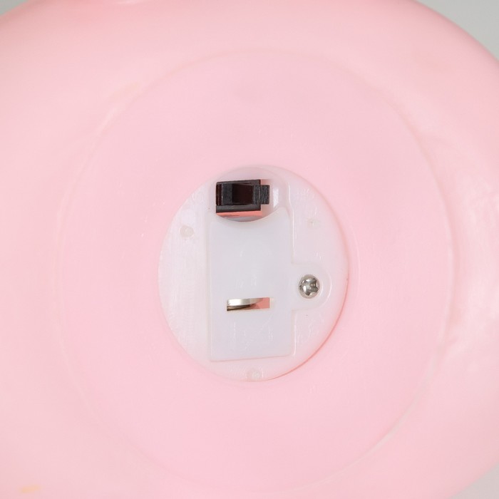 Ночник "Облачко" LED от батареек AG13 розовый 12х10х8 см