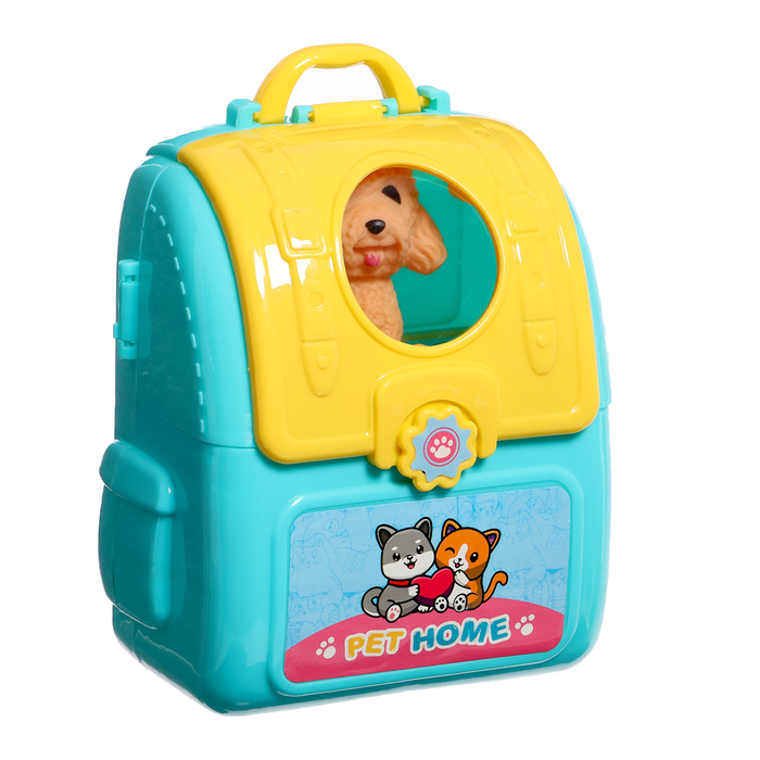 Игрушка-сюрприз «Любимый питомец» в рюкзачке, с аксессуарами, МИКС
