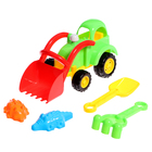 Песочный набор «Трактор», 5 предметов, цвета МИКС - фото 4424320