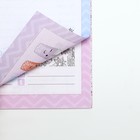 Подарочный набор для девочки «Котики», косметичка, расчёска, наклейки для ногтей, 2 резинки, анкета для девочек А6, МИКС 9849501 - фото 14292064